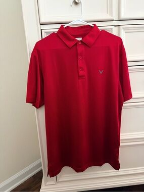Callaway Red Men's Golf Polo